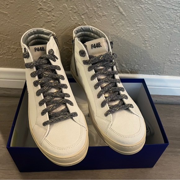 ✈️ P448 Skate Square High Top Sneaker